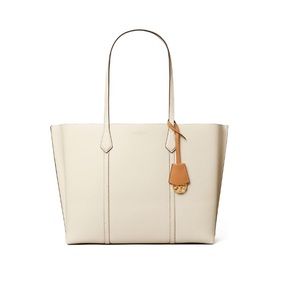 Tory Burch Ivory and Camel Tote